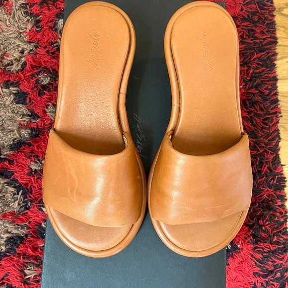 NWT MARSÈLL Brown Spilla Heeled Sandals Size 39 - Picture 5 of 7